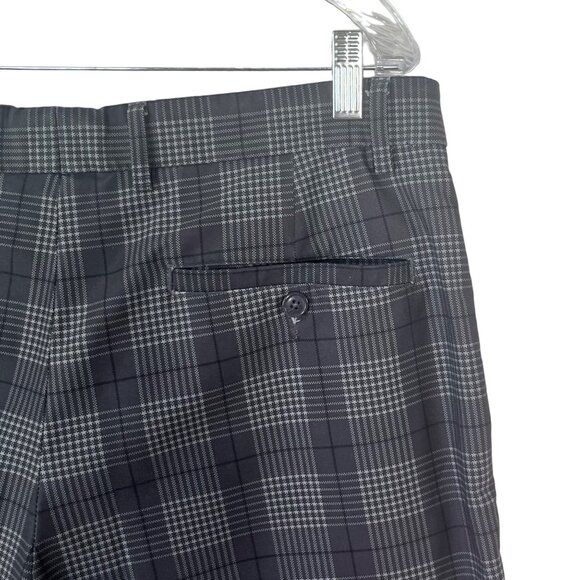 Pebble Beach Performance Mens Golf Shorts Gray Plaid Size 36 - Picture 6 of 8